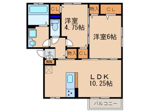 リバティの物件間取画像